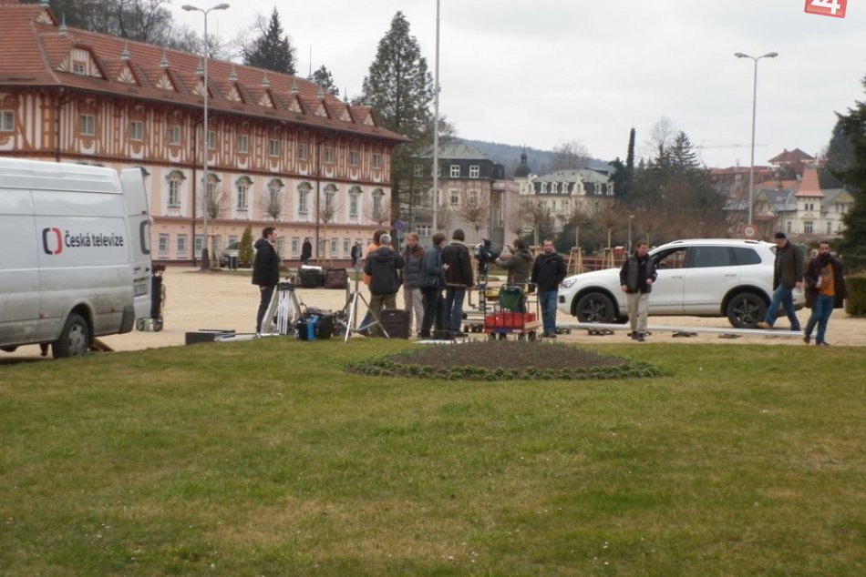 Nakrúcanie seriálu Znamenie koňa II pokračovalo v Luhačoviciach