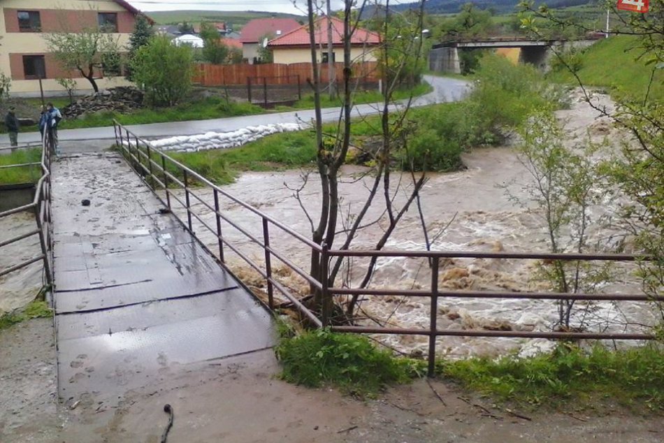 Povodne v okrese Spišská Nová Ves a Levoča