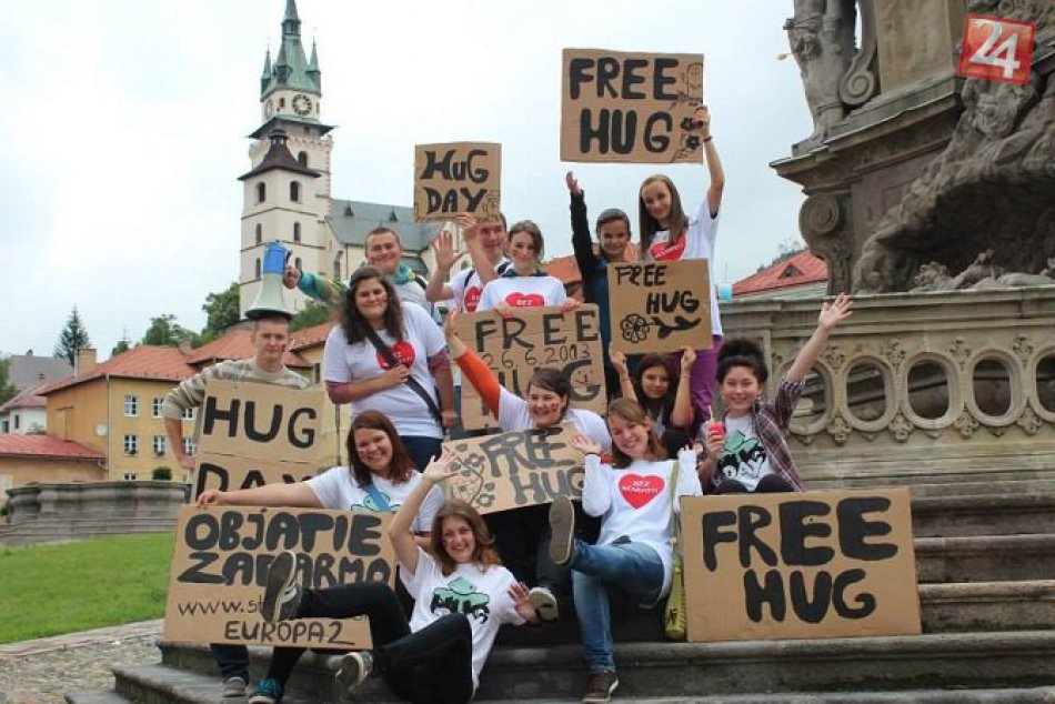 Počas Hug day sa bude objímať na celom Slovensku