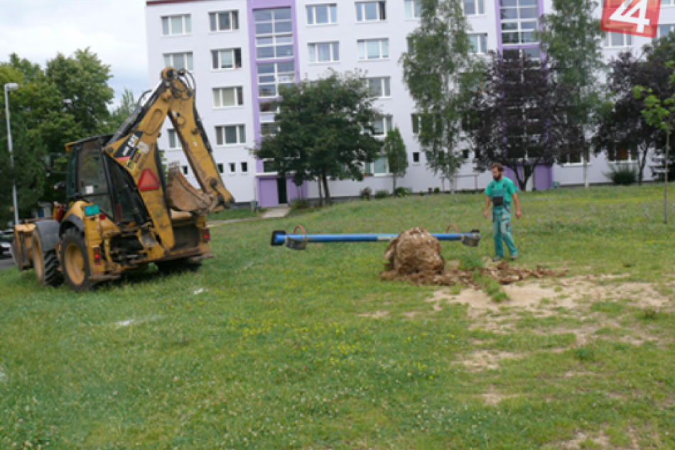 Výstavba nového centrálneho ihriska