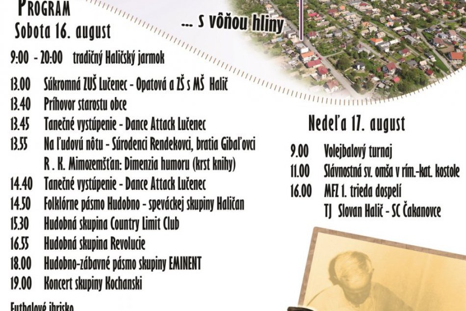 Haličské slávnosti 2014 plagát
