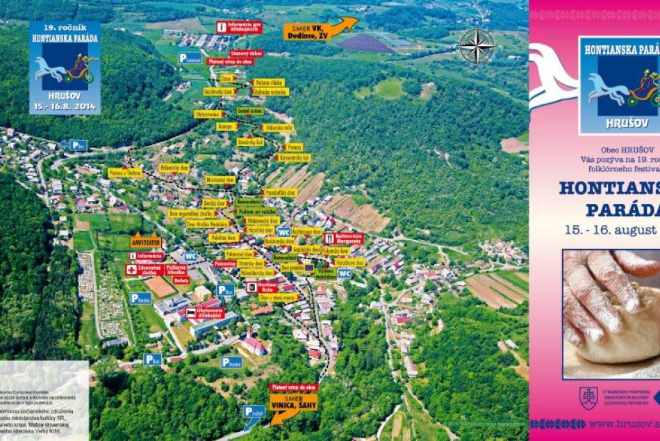 Hontianske slávnosti 2014 plagát