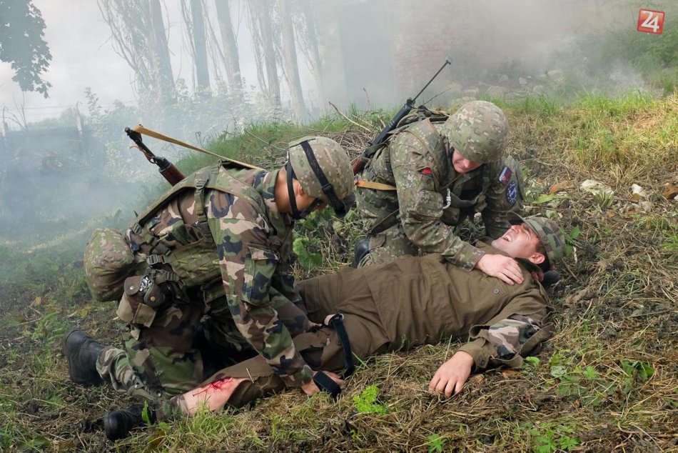 10. septembra 2014: Cvičenie bojových záchranárov v Liptovskej Ondrašovej