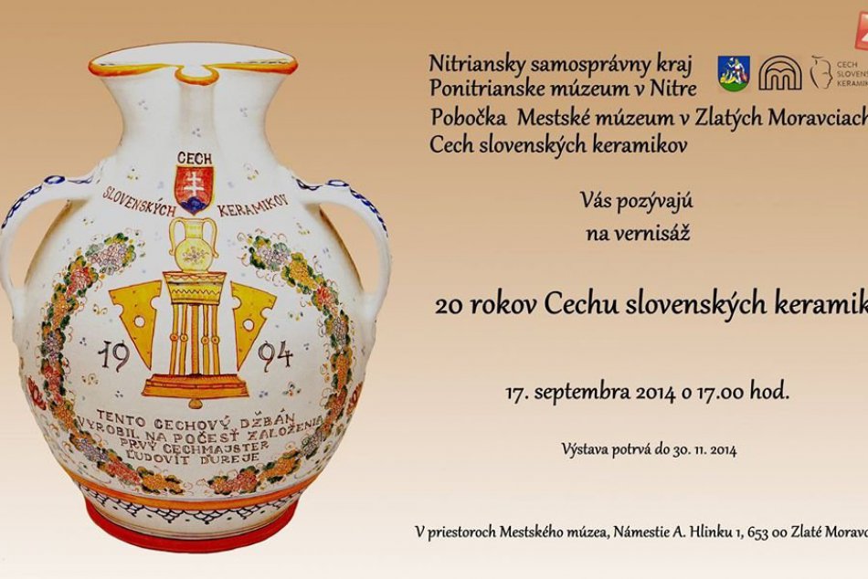 Plagát výstavy v Mestskom múzeu v Zlatých Moravciach