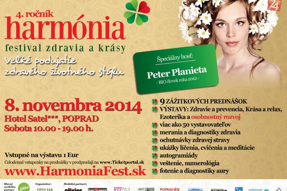 HARMÓNIA Festival zdravia a krásy v Poprade
