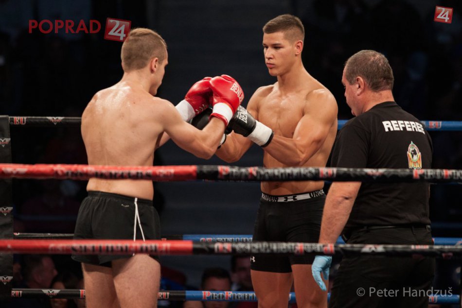 1. zápas K-1 do 81 kg: Dávid Šubjak (L. Mikuláš) vs. Erik Matejovský (Nitra) –