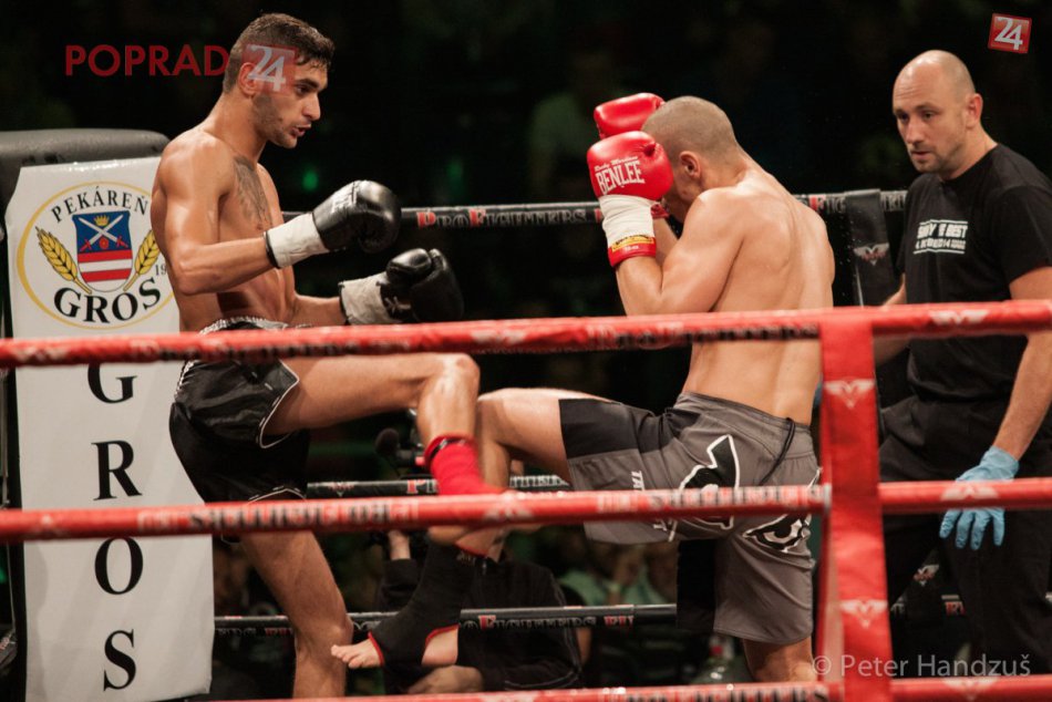 9. zápas K-1 do 63,5 kg: Samuel Hadzima (Poprad) vs. Antonie Habash (Maďarsko) –