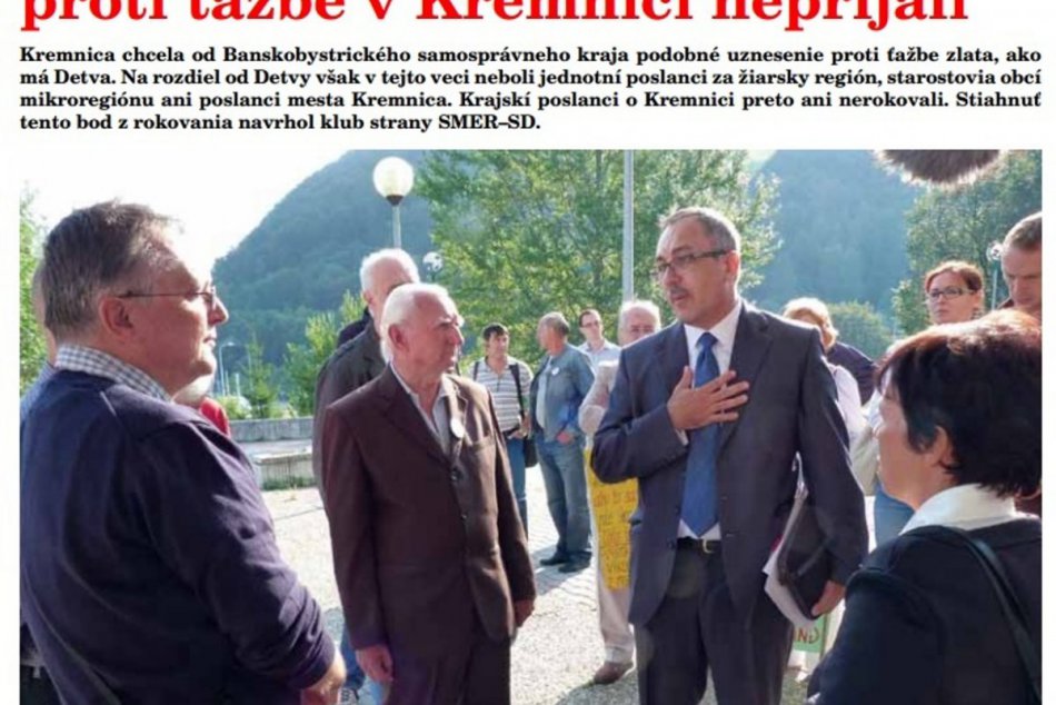 Kürthy o Kremnici: Bez servítky!