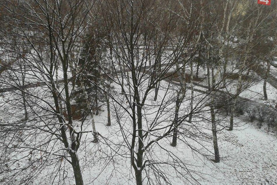 Snehová nádielka prišla aj do Košíc