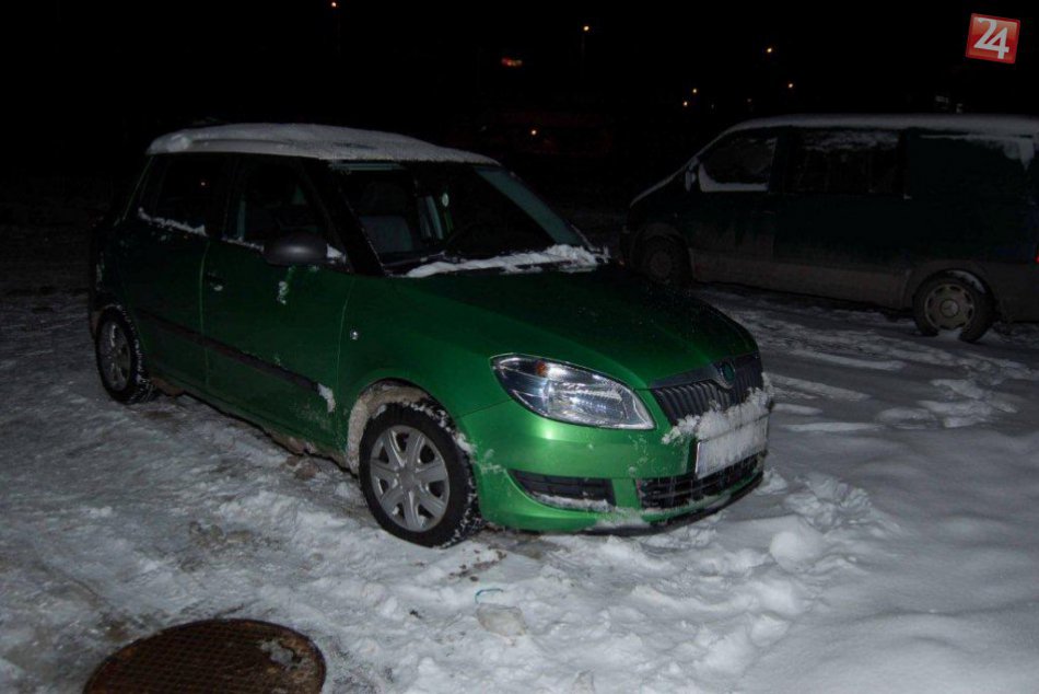 Vykradnutá Škoda Fabia