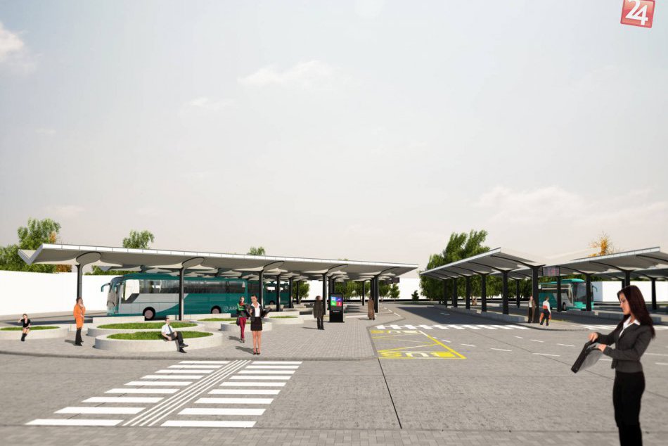 Vizualizácia autobusovej stanice