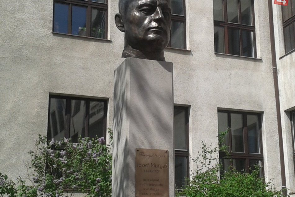 Odhaľovanie busty Jozefa Murgaša