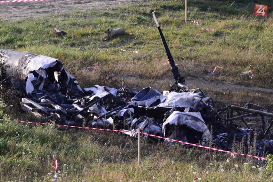 Nehoda vrtuľníka pri Prešove: Smutné zábery z miesta nehody