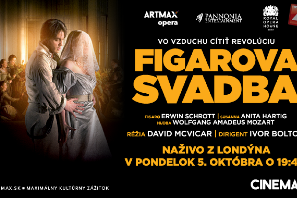 Figarova svadba z Londýna v priamom prenose v Poprade