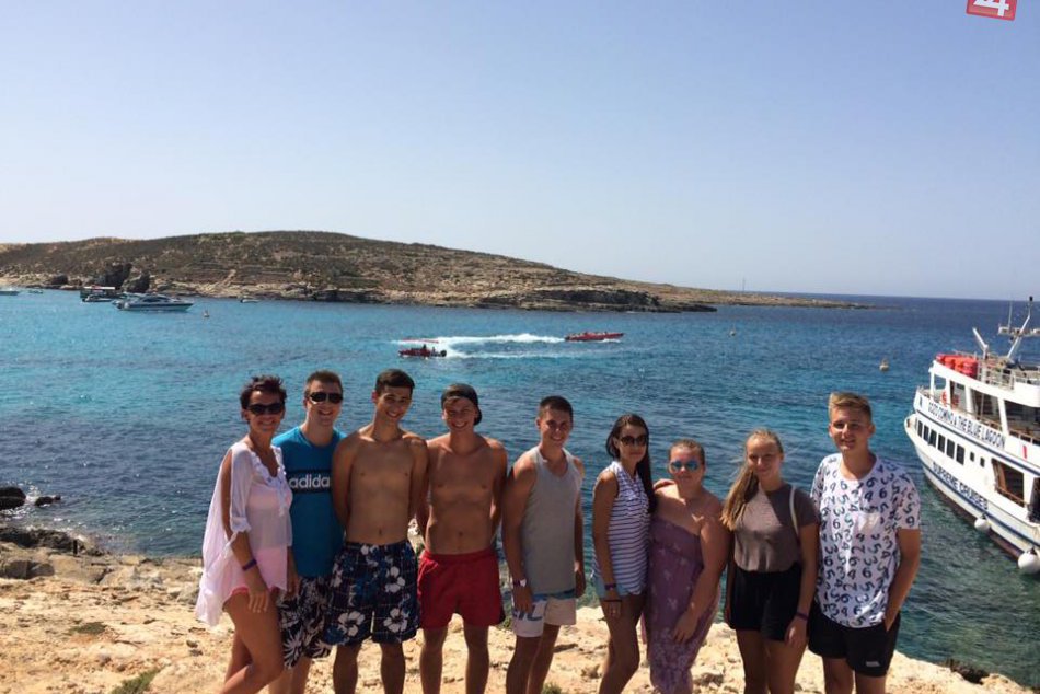 Lučeneckí študenti na Malte