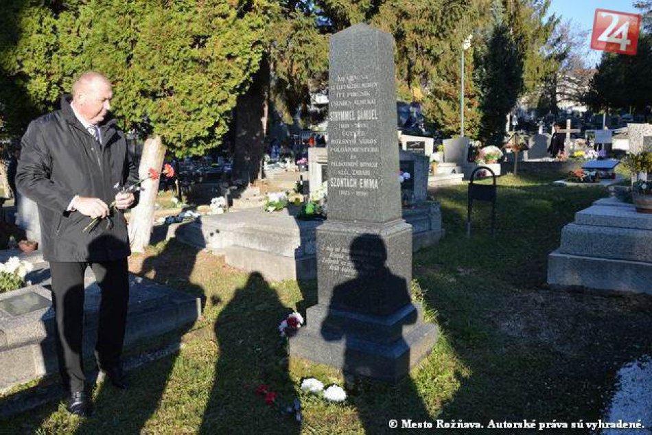 Obrazom: Pietny akt na mestskom cintoríne v Rožňave