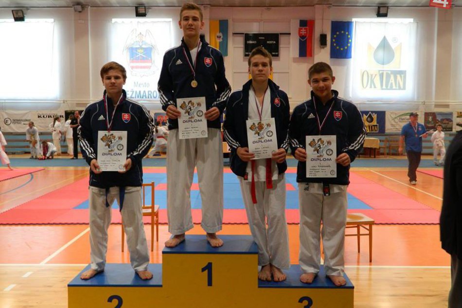 Central karate klub Poprad si odniesol 29 medailí