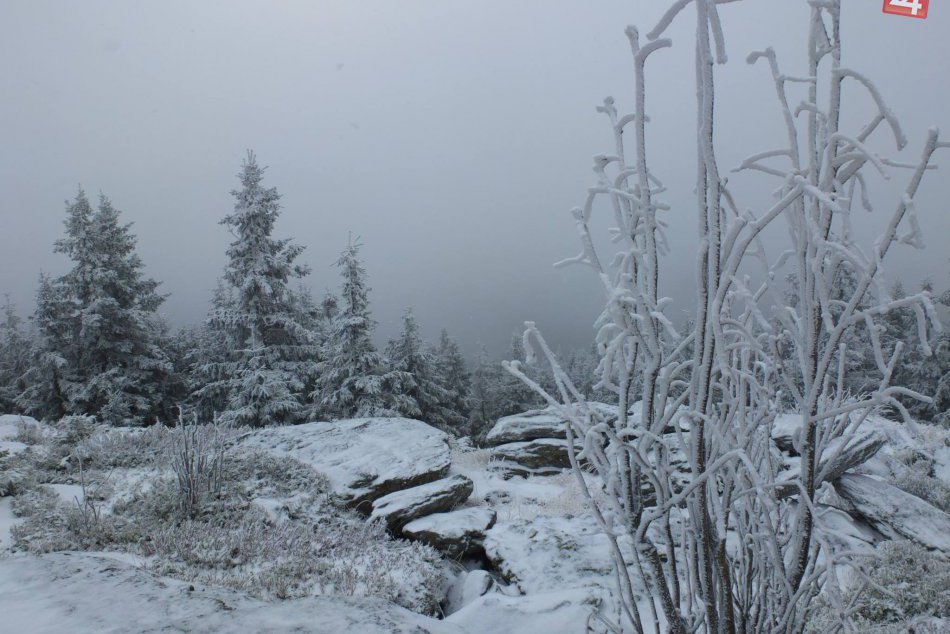 Obrazom: Sneženie na Volovci
