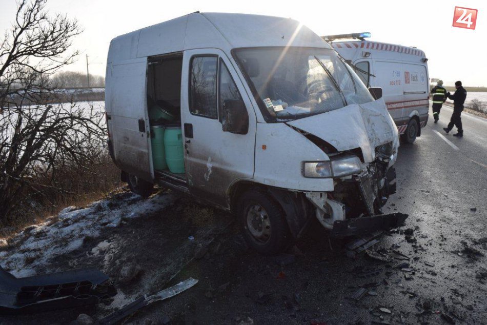 FOTO: Reťazová dopravná nehoda pri Trnave