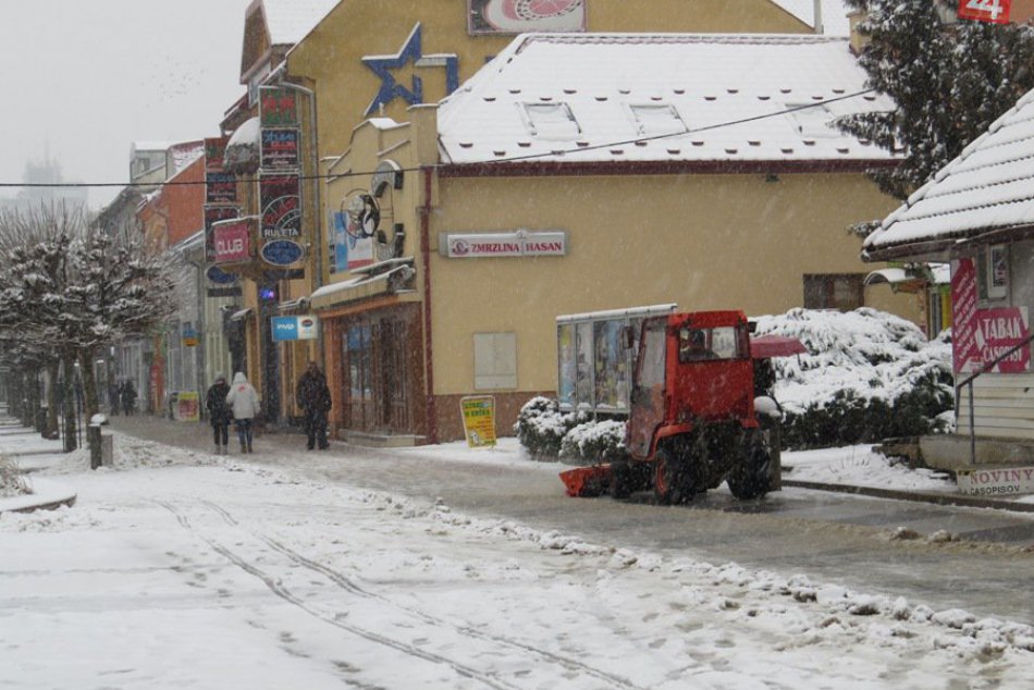 Michalovských cyklistov nezastaví ani poriadny sneh :-)