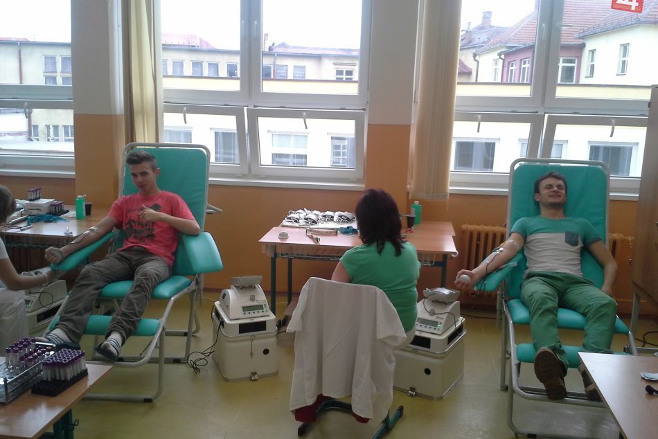 Valentínska kvapka krvi: Darcami sa stali aj študenti SŠUDT v Poprade