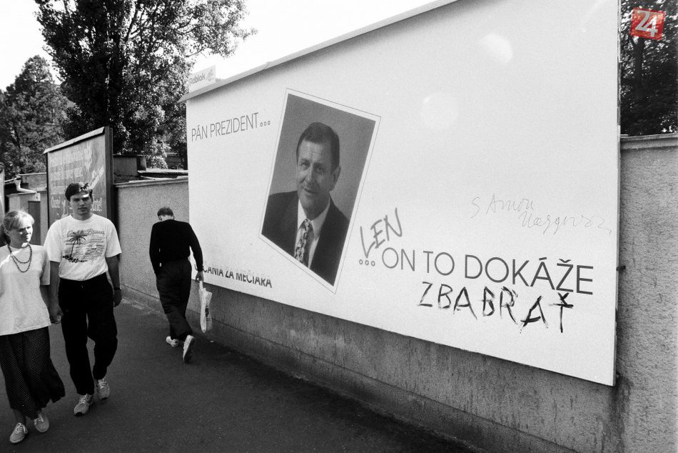 Vladimír Mečiar - billboardy a mítingy 1994-1998
