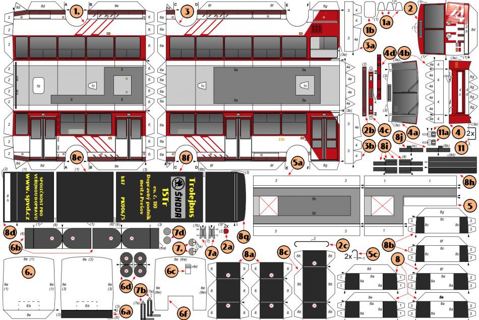 Maketa modelu trolejbusu prešovskej MHD: Zostrojiť si môžete vlastné vozidlo