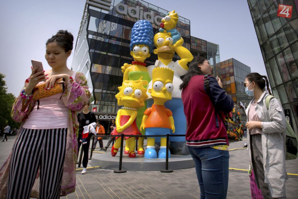 Sochy Simpsonovcov v Pekingu