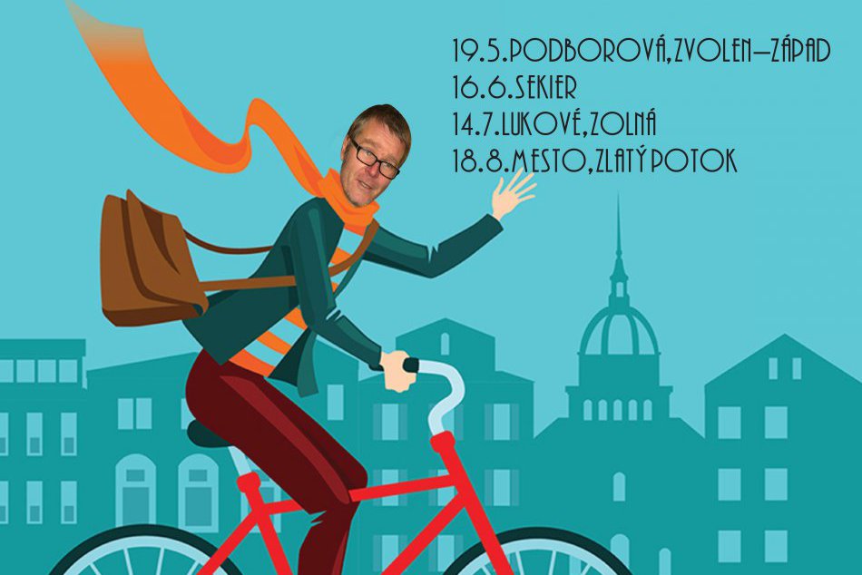 Plagát cyklojazdy s mestským architektom