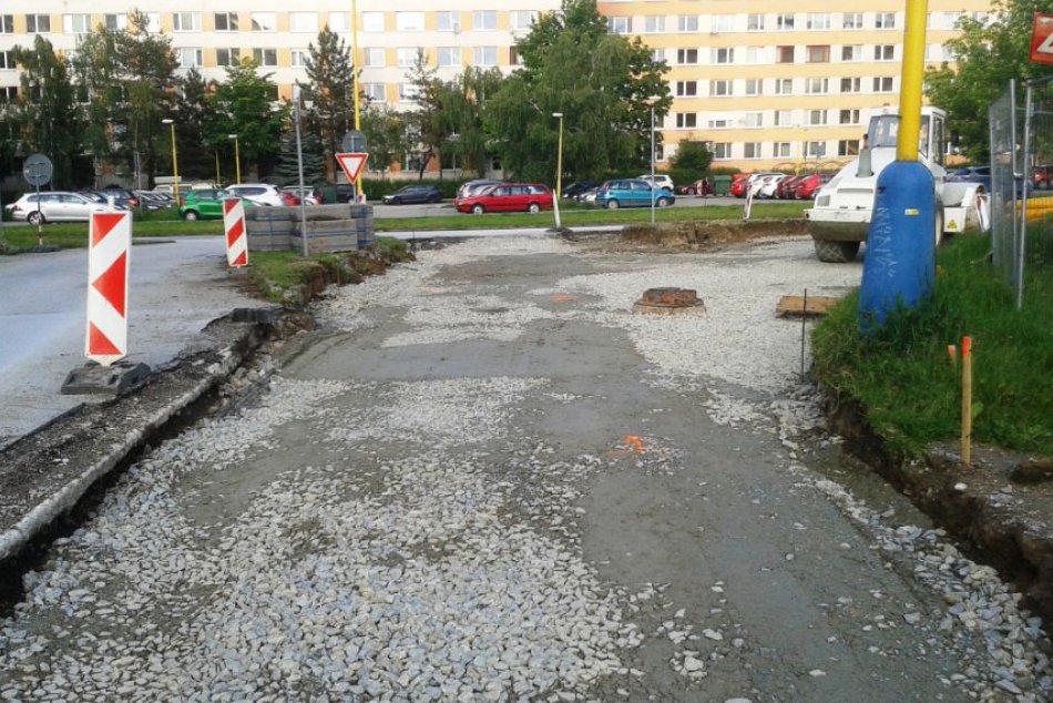 Zábery z rekonštrukcie Bernolákovej ulice v Košiciach