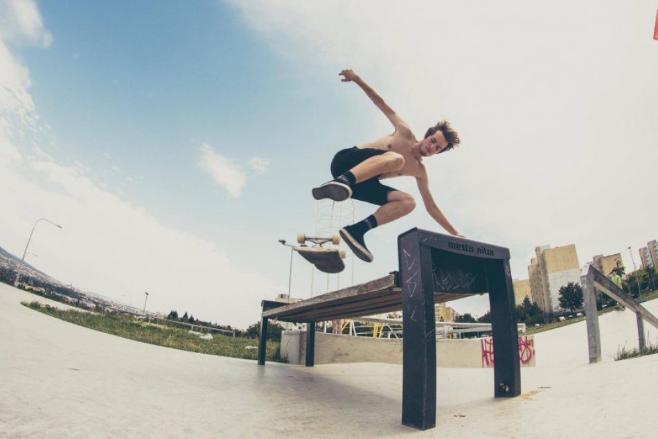 FOTO: Tomáš je presvedčený, že Zvolen ponúka skvelé podmienky pre skateboarding