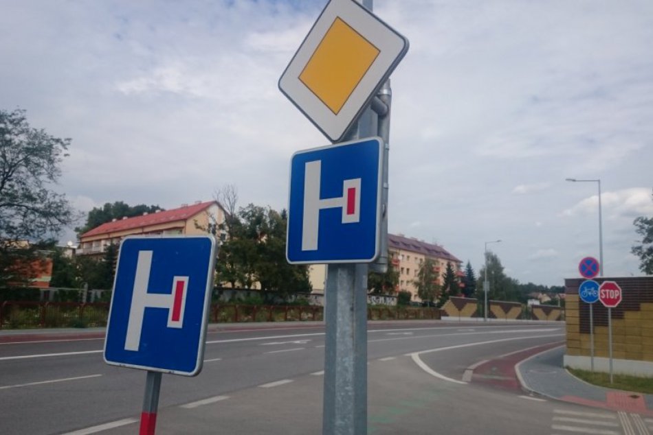 Slepá ulička v Prešove: Upozornenie o nej je až štvornásobné