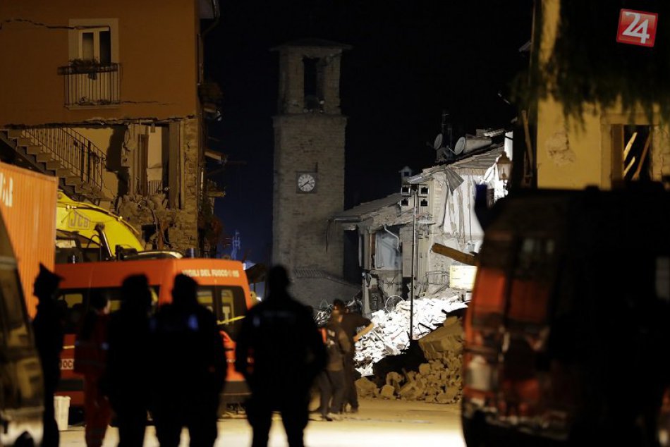 Zemetrasenie v Taliansku - piatok
