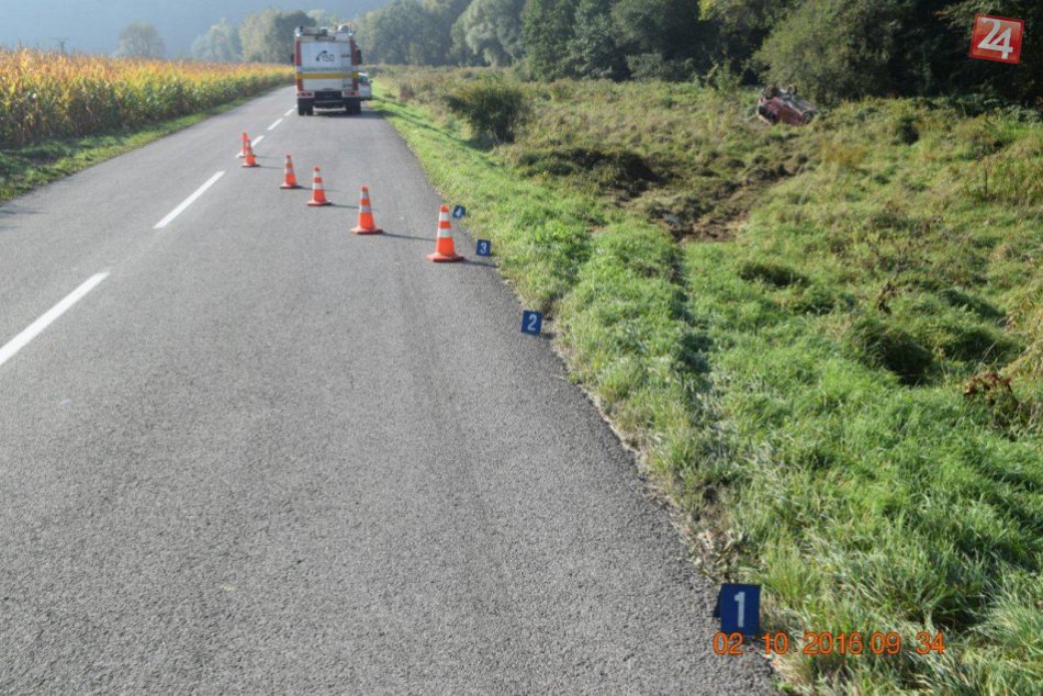 Opitý vodič neďaleko Kysaku jazdu nezvládol