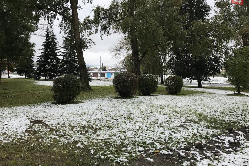 FOTO: Prvá nadielka snehu v Mikuláši