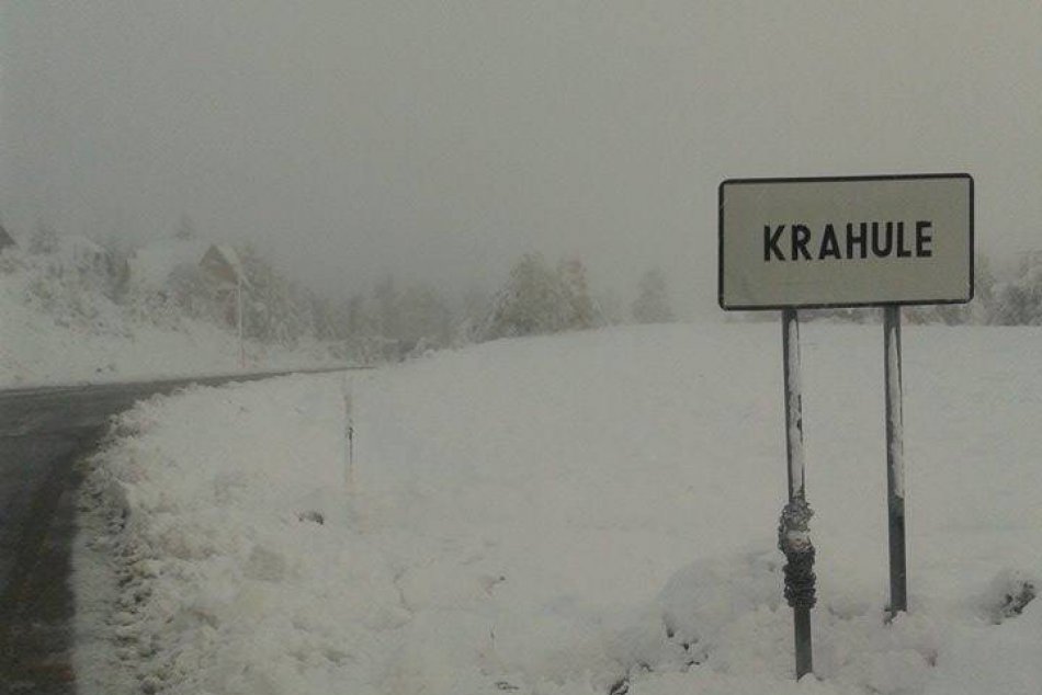 FOTO: Krahule už sú pod snehom