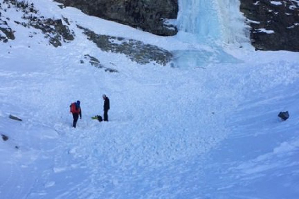 Pád lavíny Vysoké Tatry 02/2017