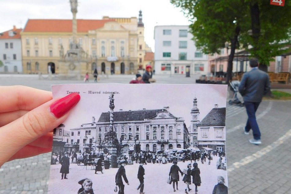 FOTO: Takto sa po čase zmenili známe miesta v Trnave