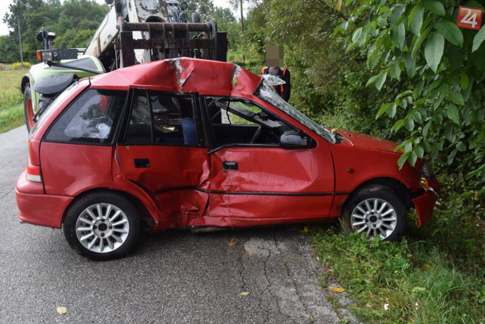 Obrazom: Dopravná nehoda pri Domici