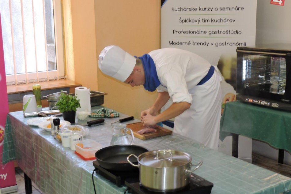 Úspešný kuchár Hotelovej akadémie v Spišskej.