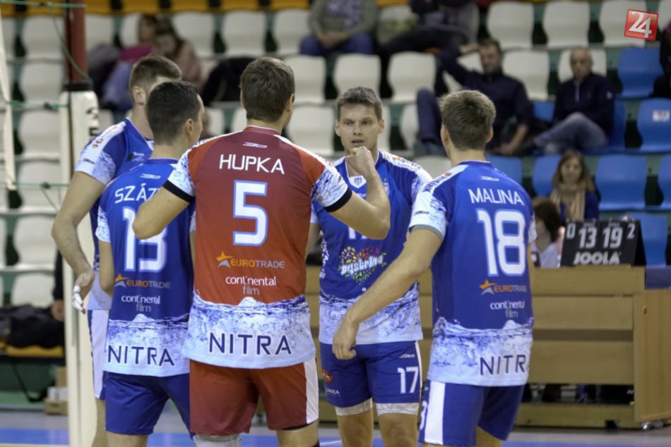 Posledné domáce zápasy zvládla Nitra na výbornú: Volejbalisti nedali súperom šan