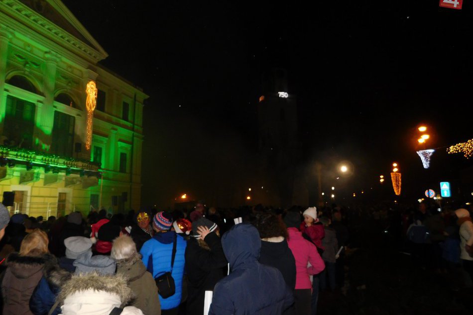 Obrazom: Zábery z vítania nového roku 2018 v Spišskej