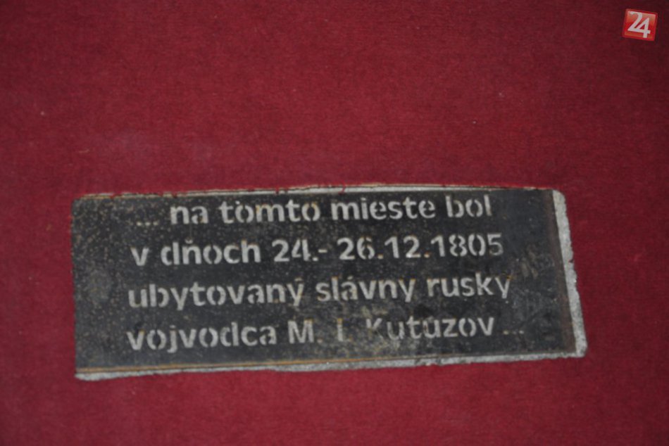 Odhalenie pamätnej tabule Kutuzova