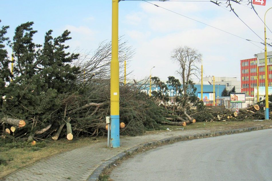 Známu prešovskú križovatku idú rekonštruovať: Na mieste už vyrúbali stromy, FOTO