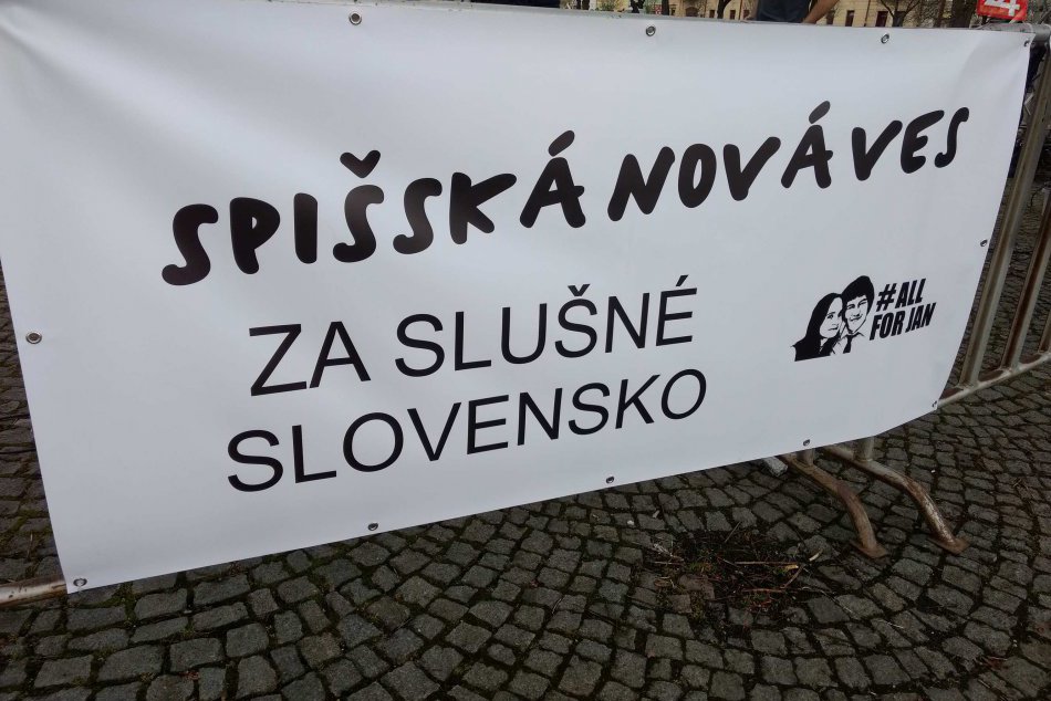 Pozrite si to na fotografiách: V Spišskej prebehlo ďalšie protestné zhromaždenie