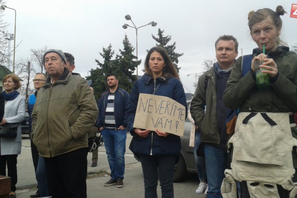 Štvrtá demonštrácia Za slušné Slovensko: Zábery z Považskej Bystrice
