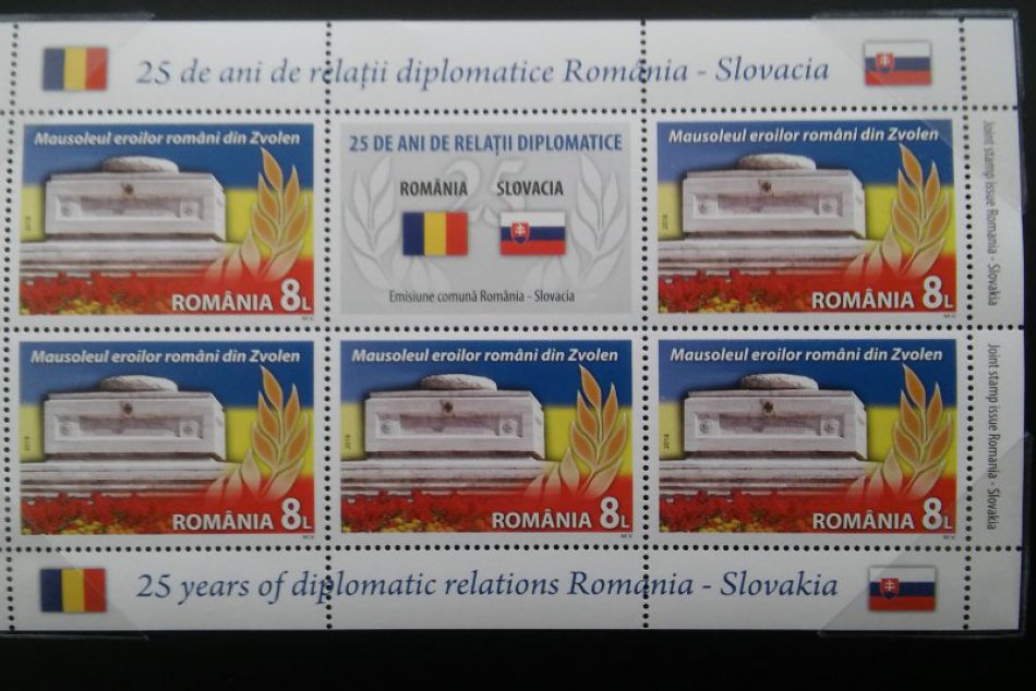 V OBRAZOCH: Zvolen je na rumunskej i slovenskej známke