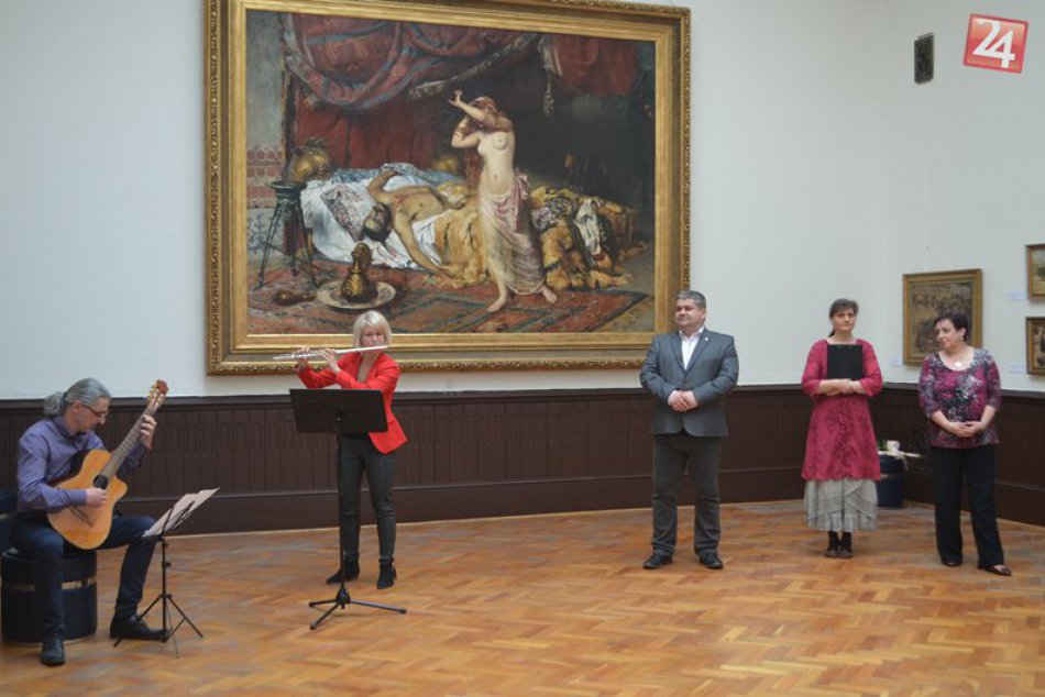 Obrazom: Výstava František Gyurkovits – maliar Lučenca