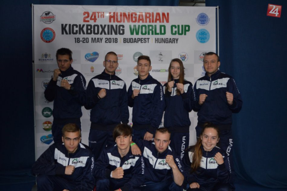 Michalovskí kickboxeri na Hungarian kickboxing world cup 2018