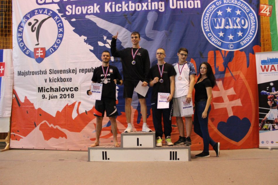 FOTO: Majstrovstiev SR sa zúčastnil aj Športový Kickbox klub Michalovce